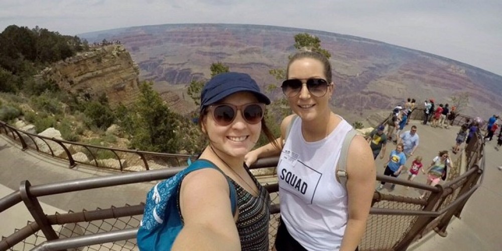 Alana adult with CF at the Grand Canyon