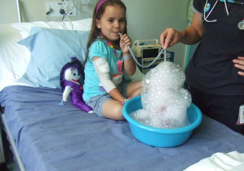 Anahera Bubbles in Hospital