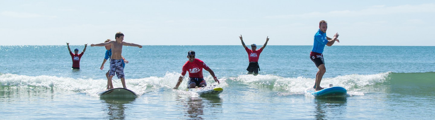 Surfers and payne kids