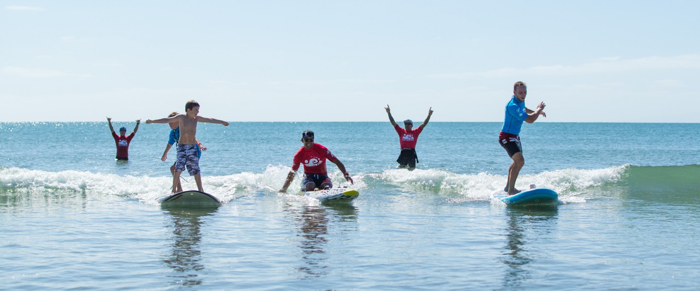 Surfers and payne kids