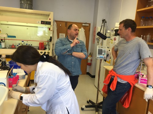 CF Otago and UoO scientists in the lab